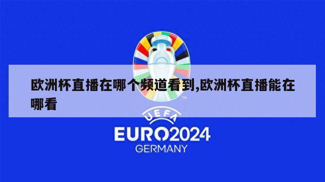 欧洲杯直播在哪个频道看到,欧洲杯直播能在哪看